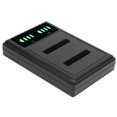 thumbnail image 3 of Camera Dual Charger High Efficiency Battery Charger Sturdy and  Office for Home Hiking Camping, 3 of 7