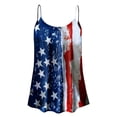 thumbnail image 4 of Yievot 4Th Of July Woman Oversized Tank Tops Fashion Sleeveless Round Neck Leisure 2024 Summer Tops Flowy Womens Camisole Shirts Clothes On Clearance Blue XXL, 4 of 5