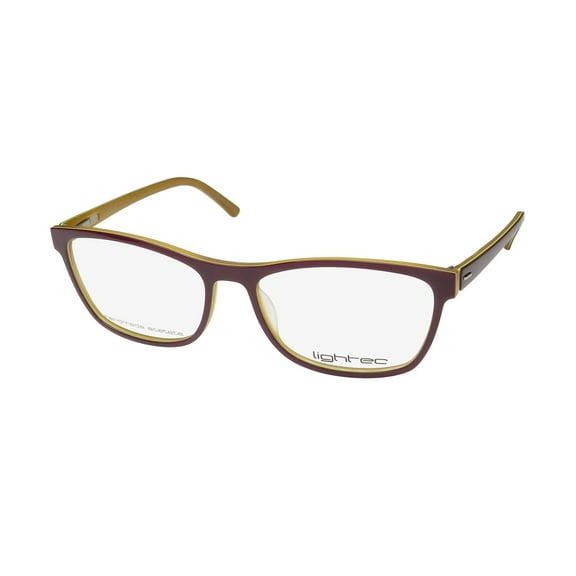Lightec Morel ALPHA 52 7670L PP022 Women's Dark Plum Eyeglasses