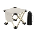 thumbnail image 2 of LJNYFDC Outdoor Fishing Stool Camping Stool Foldable Great Load Bearing Easy Storage Stable Structure Thick Legs Resting Platform with Storage Pouch, 2 of 6
