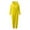 Yellow, variant on Jumpsuit Pajamas Plush Fleece Hooded, Women Long Sleeve Hooded Pajamas Casual Winter Warm Rompe Sleepwear Jumpsuit