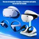 thumbnail image 1 of Muelle De Carga Estación De Carga Cargador Magnético Gafas De Almacenamiento Auriculares Para Ps Vr2 (Blanco), 1 of 6