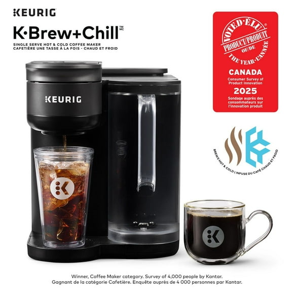 K-Brew+Chill, Single Serve Hot & Cold K-Cup Pod Coffee Maker