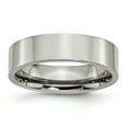 thumbnail image 1 of Titanium 6mm Ring Man Wedding Classic Flat  For Dad Mens  For Him, 1 of 10