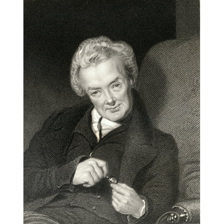 William Wilberforce 1759-1833 British Politician And Philanthropist From The Book Gallery Of Portraits- Published London 1833 Canvas Art - Ken Welsh  Design Pics (13 x