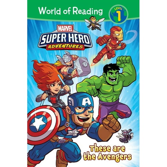World of Reading Level 1 Set 6 Marvel Super Hero Adventures: These Are the Avengers: These Are the Avengers, (Hardcover)