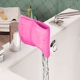 thumbnail image 4 of Bathtub Spout Cover - Faucet Cover - Silicone Pink Elephant - Protector for Baby Kids Bathroom Accessories - Free Toys, 4 of 6