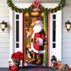 thumbnail image 5 of Merry Christmas Decoration Door Curtain Cartoon Santa Snowman Reindeer Home Xmas Hanging Ornament Dream Party Entrance Navidad, 5 of 5