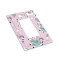 thumbnail image 3 of Kll Llama Unicorn And Rainbow Wall Plate,Gloss Finish,Standard Size 1 - 5" X 3", Polycarbonate Thermoplastic,Electric Receptacle Plug Covers, 3 of 8