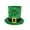 Green, variant on Sun Hat Women's Green Wide Brim Hat with Shamrock Decor Classic Irish Style Headwear Elegant Dress Up Accessory for St. Patrick's Day Cowboy Hat