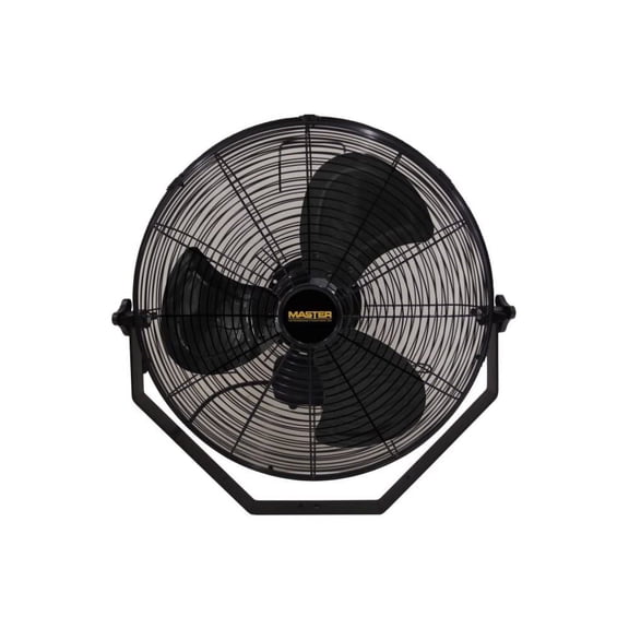 Master MAC-18WB 120V High Velocity 18 in. Corded Wall/Ceiling Mount Fan - Black