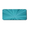 thumbnail image 1 of Teal Computer Mouse Pad, Abstract Vortex Design with Fireworks Celebration Monochrome Artwork, Rectangle Non-Slip Rubber Mousepad X-Large, 35" x 15" Gaming Size, Turquoise Teal, by Ambesonne, 1 of 2