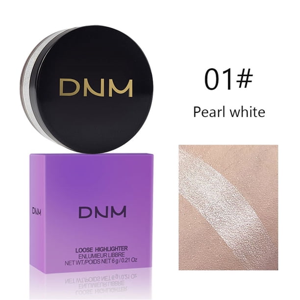Pisexur Belleza Maquillaje Polvo suelto para rostro, translúcido, suave, fijador, base de maquillajepara mujeres y hombres