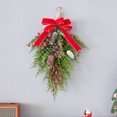 thumbnail image 4 of Ganfancp Decoración de Navidad Colgante Lazo Nieve Cae Frutos Rojos Colgante de Pared Rebajas Flash Deals 1X Colgante, 4 of 6