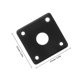 thumbnail image 2 of unbranded 3Ud Base Cuadrada Plástica Para Jack De Guitarra Fácil Instalación Y Durabilidad, 2 of 6