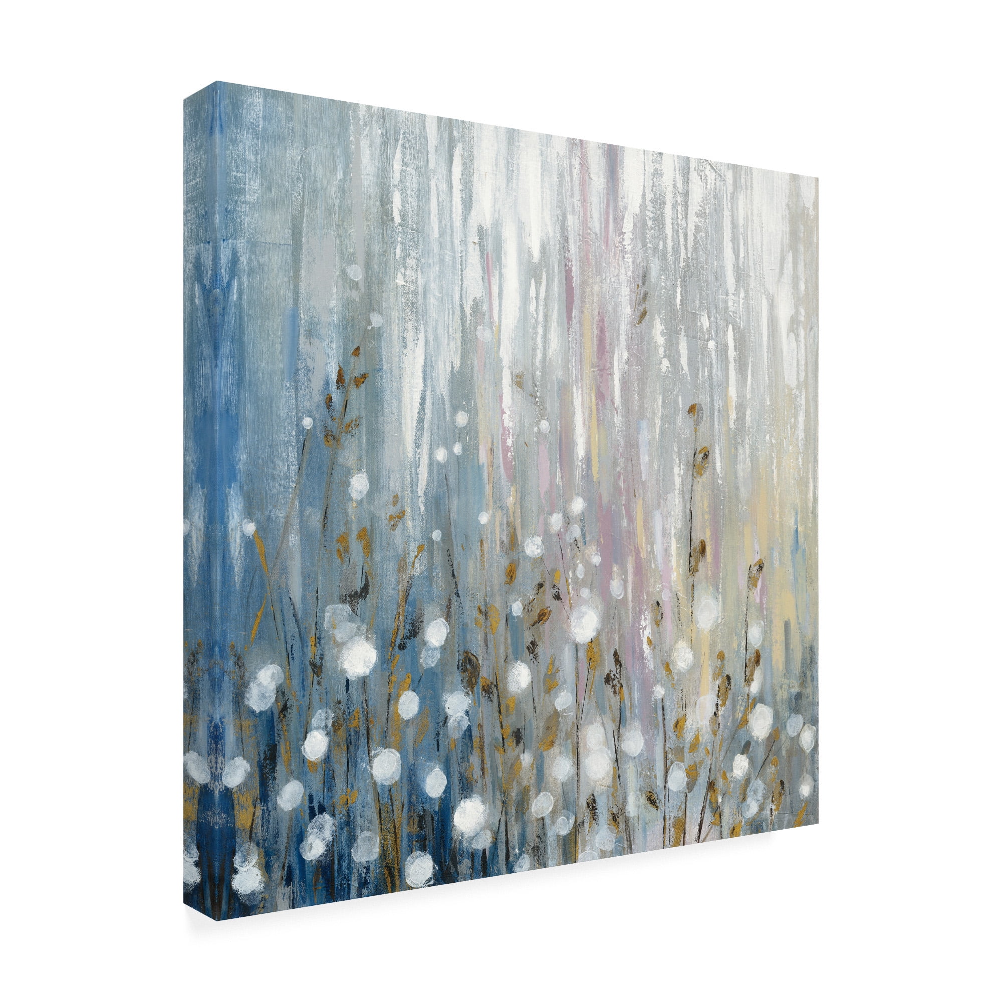 Trademark Fine Art 'January Branches Flowers' Canvas Art by Silvia Vassileva