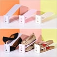 thumbnail image 5 of Jinsinto Shoe Slots Organizer Double Layer Adjustable Heights Shoes Storage Rack Pink/Gray 1 Set, 5 of 5