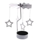 thumbnail image 1 of Candelero giratorio giratorio con luz de té, candelabro de metal para decoración del hogar de Navidad, candelabro de metal Yuarrent JJ8918-03B, 1 of 3