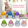 thumbnail image 2 of Mini Funny Animal Crochet - Funny Animal Gift - Tiny Farm Crochet Animals, 2 of 9