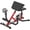 Red, variant on Hetoy 2 in 1 Roman Chair and Missionary Curling Bench Multi-functional heavy-duty, extra-extended bench with adjustable height for arm, abs, back, hip, and leg stretching exercise equipment,Red