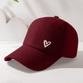 thumbnail image 5 of Helii Vintage Heart Embroidered Baseball Cap Distressed Adjustable Dad Hat Unisex Cotton Low Profile Cap Sun Hat Cowboy Hat Trucker Hat, 5 of 5