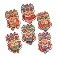 thumbnail image 3 of Tachiuwa 6Pcs Chinese Lunar New Year Red Envelopes Lucky Money Hongbao Traditional Presents Red Packets for Graduation Spring Festival C, 3 of 10