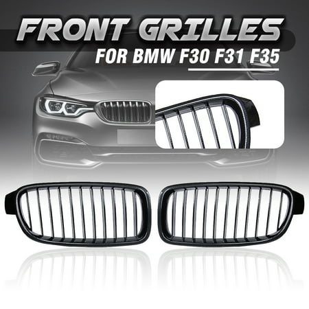 - For BMW F30 F31 F35 3 Series 2012 2013 2014 2015 2016 2017 2018 Carbon Fiber Look Front Kidney Grill Grille Grills