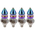 thumbnail image 1 of Tornillos de matrícula universales para motocicleta M6 de Unique Bargains, cubiertas de 45 mm, kit de tornos de matrícula antirrobo de aleación de aluminio multicolor, 4 piezas, 1 of 6