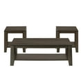 thumbnail image 1 of Monarch Specialties Table Set, 3pcs Set, Coffee, End, Side, Accent, Living Room, Laminate, Brown, Transitional, 1 of 4