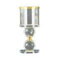 thumbnail image 1 of Elegante candebro de candebros para decoración, centro de de quete Bo doble Zulema Candelero de cristal, 1 of 7