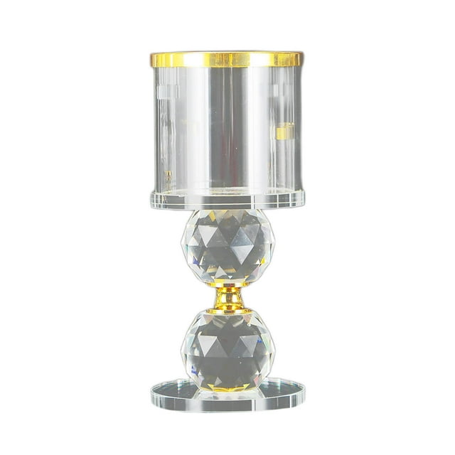 Elegante candebro de candebros para decoración, centro de de quete Bo doble Zulema Candelero de cristal