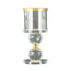 thumbnail image 1 of Elegante candebro de candebros para decoración, centro de de quete Bo doble Zulema Candelero de cristal, 1 of 7