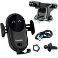thumbnail image 1 of Soporte de teléfono para coche con sensor infrarrojo inteligente | Soporte de carga inalámbrica con sujeción automática | Cargador rápido de 15 W y ventosa para salpicadero o parabrisas, 1 of 6