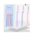 thumbnail image 3 of Women Eyebrow Trimmer & Facial Shaver 3 Pack - Precision Grooming Tool, Foldable Design, Safe & Comfortable Edge, Cosmetic Hair Remover, Portable Travel-Friendly, Makeup Prep Tool, Makeup Organizers, 3 of 4