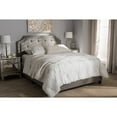 thumbnail image 6 of Baxton Studio Willis Modern and Contemporary Light Grey Fabric Upholstered King Size Bed, 6 of 7