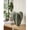 D11.6x15.7", variant on Sculptural Ribbed Cactus Ceramic Urn Vase, Artisan Decorative Vase for Mantel Console Dining Table Home Office Display
