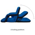 thumbnail image 4 of Driftsun Chaise de Gradin Pliante Large pour Stade Inclinable avec Support Dorsal, Blue, 4 of 6