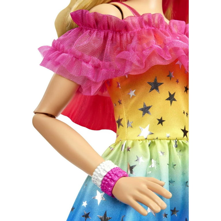Barbie Large Fully Poseable Doll with Bendable Arms & Legs