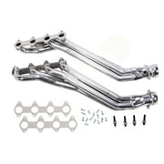 BBK Performance 16410 1-5/8 Long Tube Headers Polished Silver Ceramic Coated Fits select: 2005-2010 FORD MUSTANG