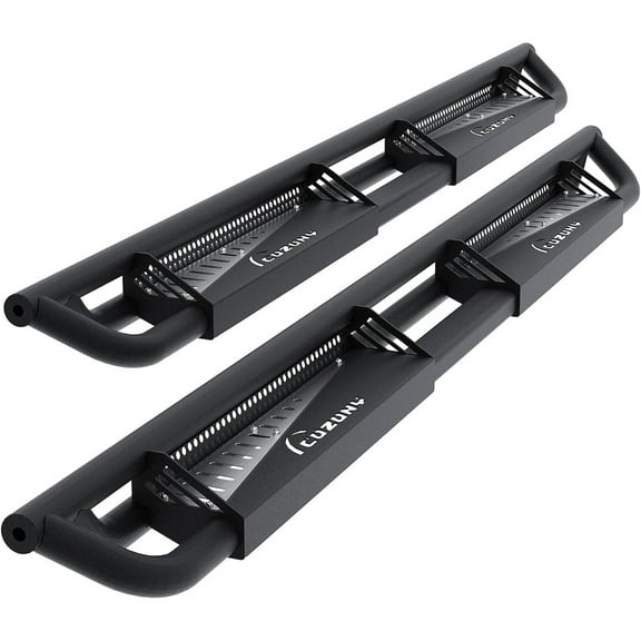 Telyswee 6" Running Boards 550LB Side Steps Non-Slip Design Black Powder Coating Rock Sliders Fits 2020-2024 JeepGladiator JT 4DR (Manual Included)