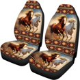thumbnail image 5 of Qpednta Car Seat Cover Auto Accessories Interior 4Pcs, Horse Front Seat Protector, Auto Seat Rear Split Bench Cover Universal Automotive Seat Cover Accessories, 5 of 6