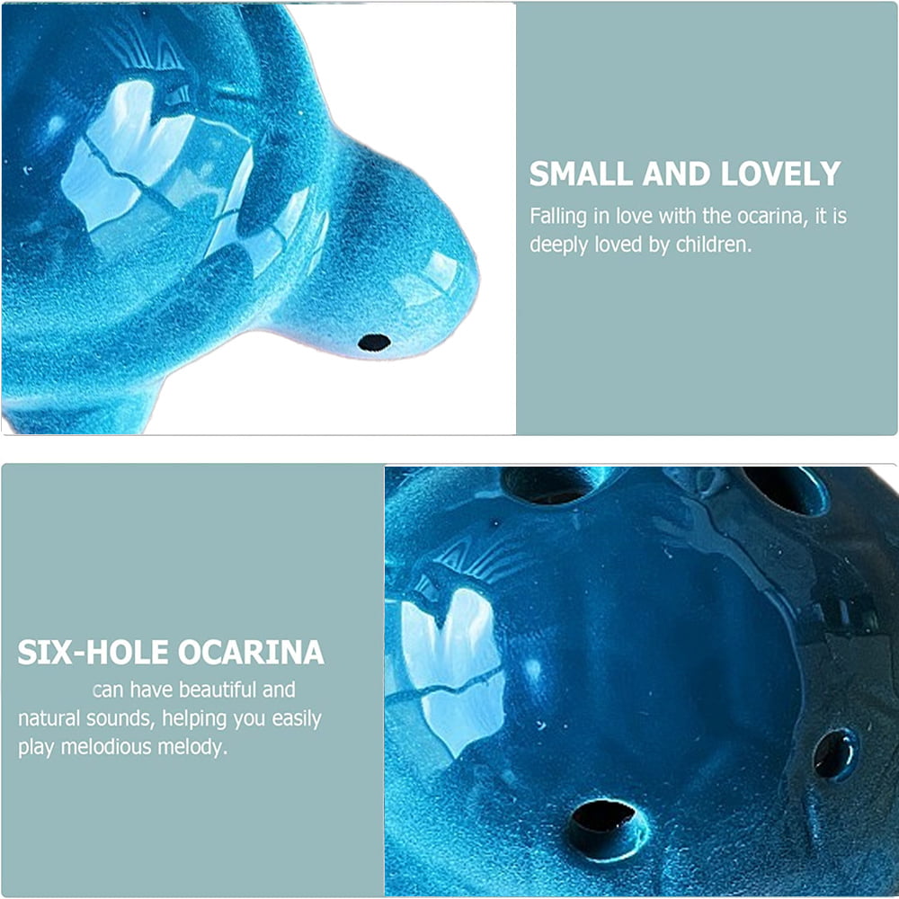 Chaoshihui Creative Plastic 6-hole Alto Ocarina Portable Small