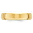 thumbnail image 3 of 14k Yellow Gold 5mm Beveled Edge Comfort Fit Wedding Band Size 12.5 BEC050, 3 of 5