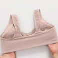 thumbnail image 3 of MEICHEN Women's Fashion Front Closure Anti Sagging Daisy Bras Cotton Wireless Underwear Womens No SHow Bralettes, 3 of 6
