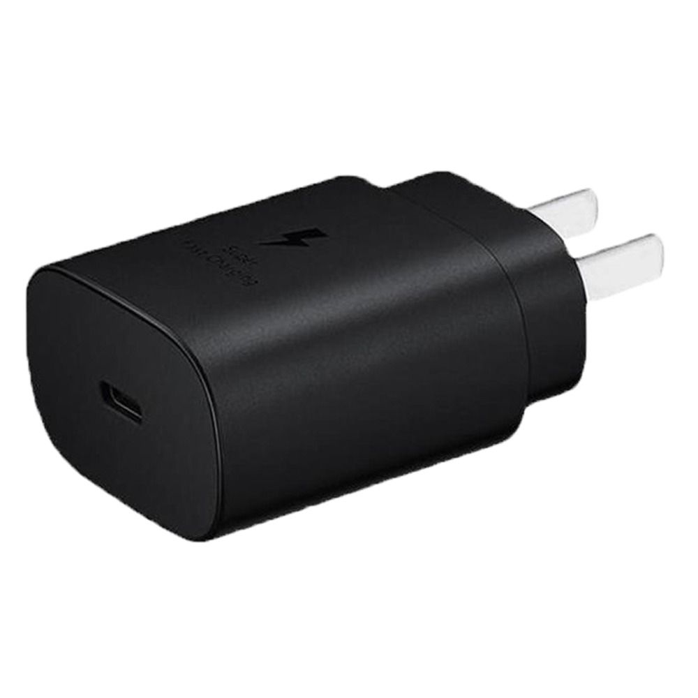 Efficient Travel Intelligent Safety 25W Type USBC Fast charge Wall Charger BLACK EU