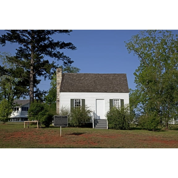 Print: The William B. Travis House Built In 1820 In Perdue Hill, Alabama