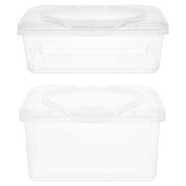 2 cajas de toallitas húmedas para bebé, dispensador de toallitas con tapa abatible, dispensador de toallas de baño, servilletas y toallitas limpiadoras, 1100 ml y 1850 ml.