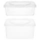 thumbnail image 1 of 2 cajas de toallitas húmedas para bebé, dispensador de toallitas con tapa abatible, dispensador de toallas de baño, servilletas y toallitas limpiadoras, 1100 ml y 1850 ml., 1 of 7