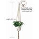 thumbnail image 4 of 5 Piece Lace Plant Hanger, indoor hanging flower pot rope solid cotton rope for balcony indoor outdoor garden decorative flower baskets., 4 of 4
