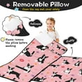 thumbnail image 3 of Boston Terrier Dogs and Flowers Toddler Nap Mats for Kids Preschool,Sleeping Mat Bag or Kids,Toddler Sleeping Bag,Toddler Nap Mat or Daycare, 3 of 6